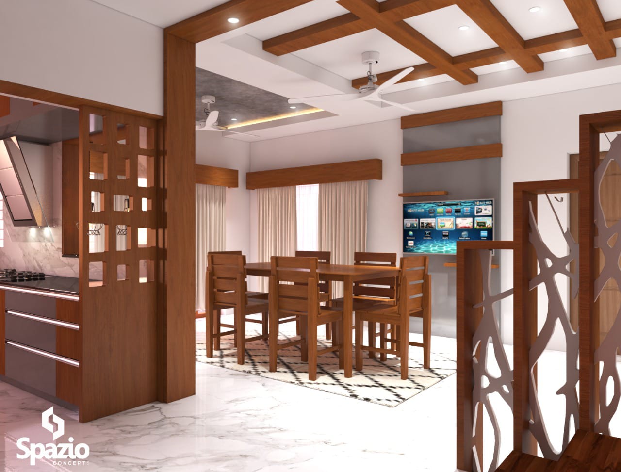 Contemporary office interior